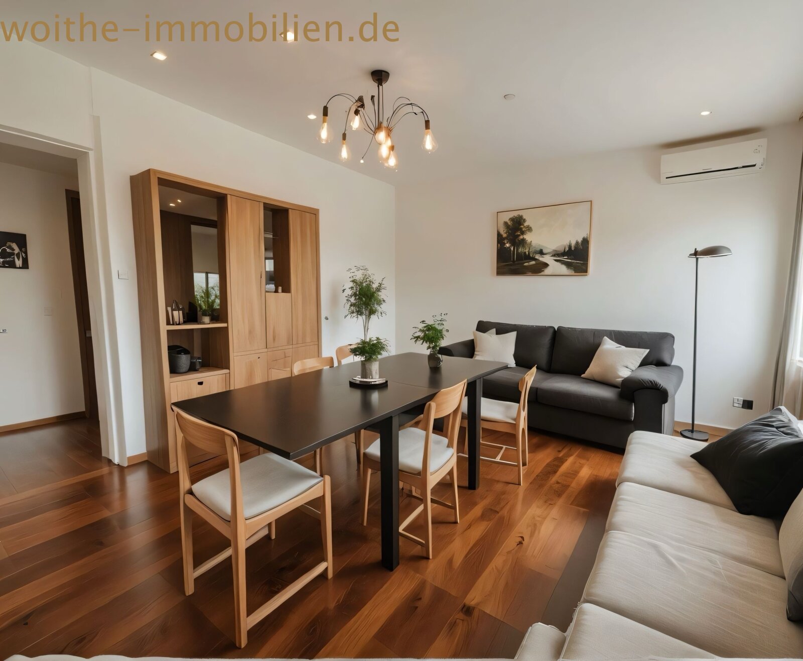 Großzügige Wohnung mit Garage und Gartennutzung