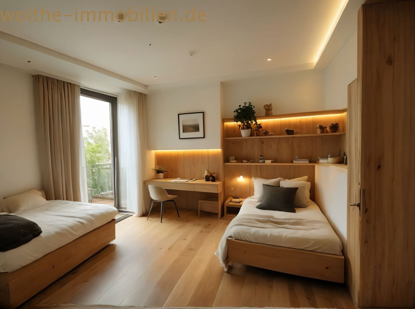 Schlafzimmer 1 - Möblierungsvorschlag Schlafzimmer 1 - Möblierungsvorschlag