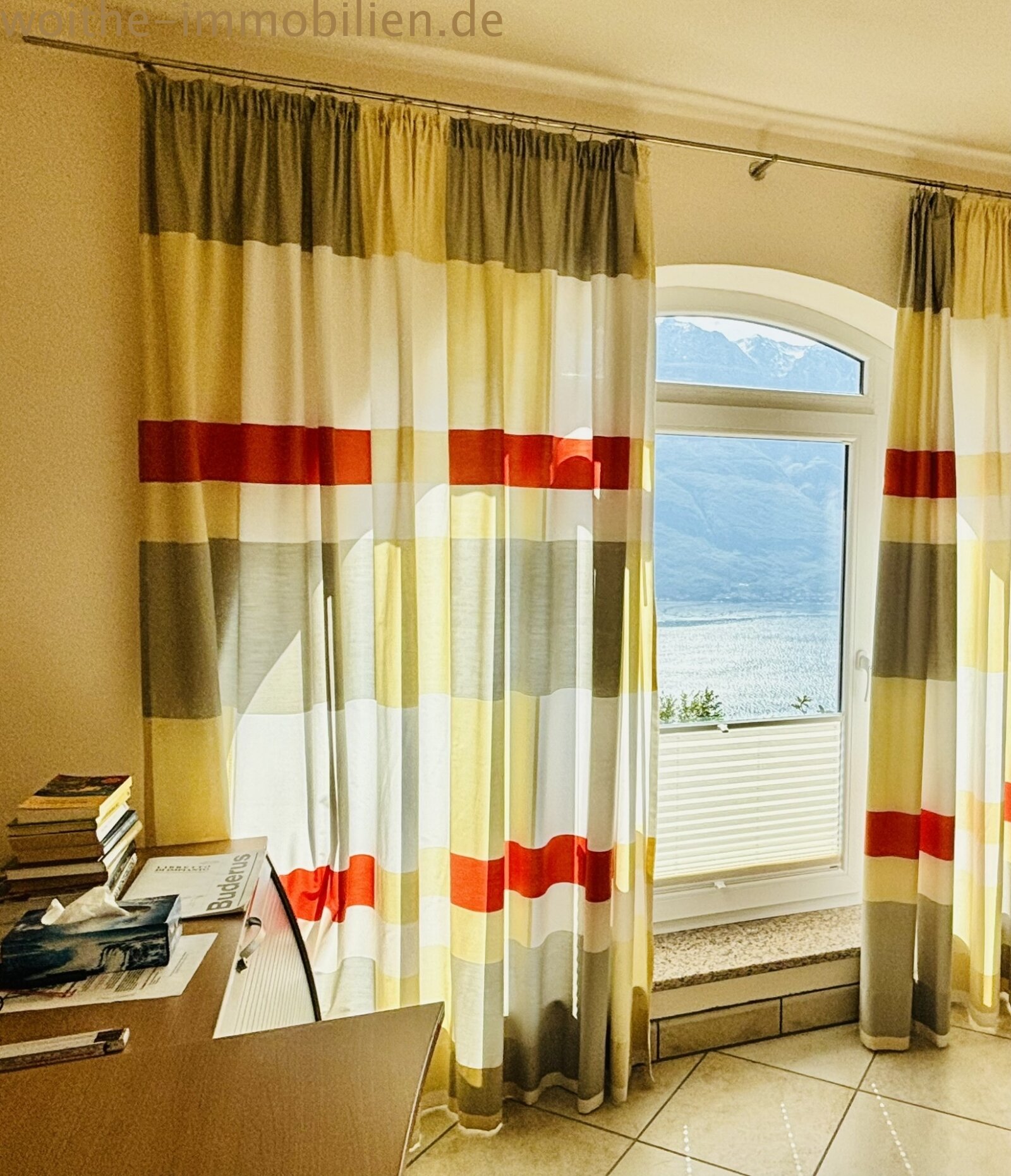 Schlafzimmer mit Panoramablick