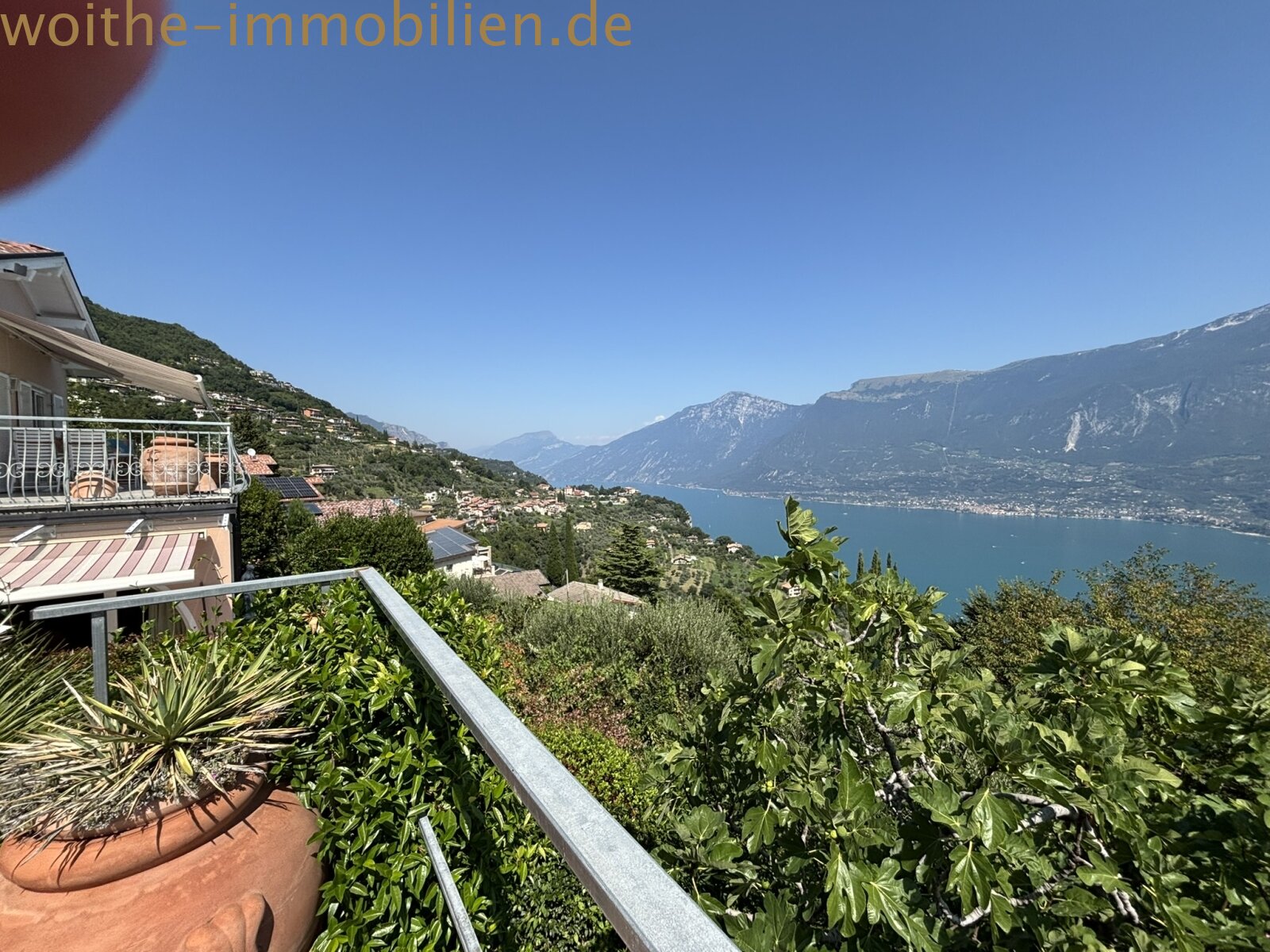 Landhaus-Villa Tremosine Seeblick Panorama Monte Baldo