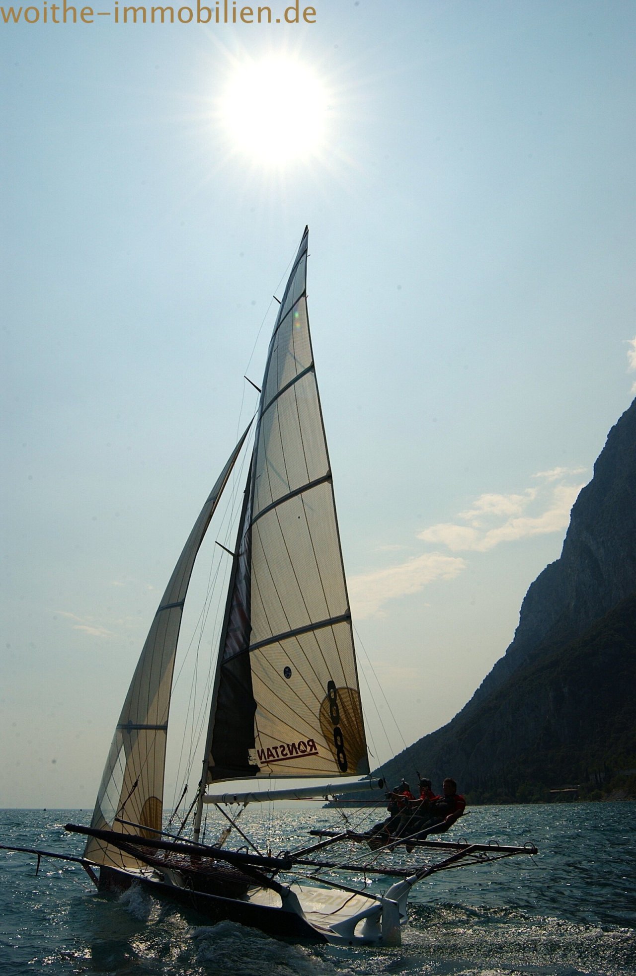 Wassersport Gardasee Kitesurfen Windsurfen Campione del Garda