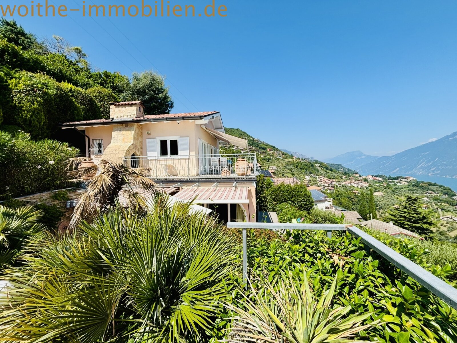 Villa mit Pool Tremosine Gardasee Außenbereich