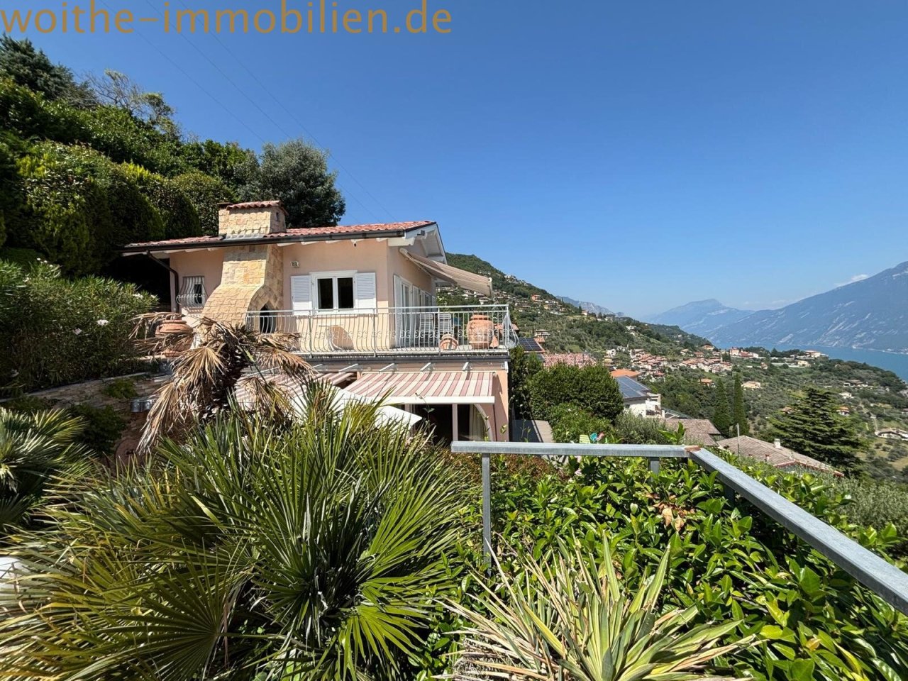 Villa mit Pool Tremosine Gardasee Außenbereich