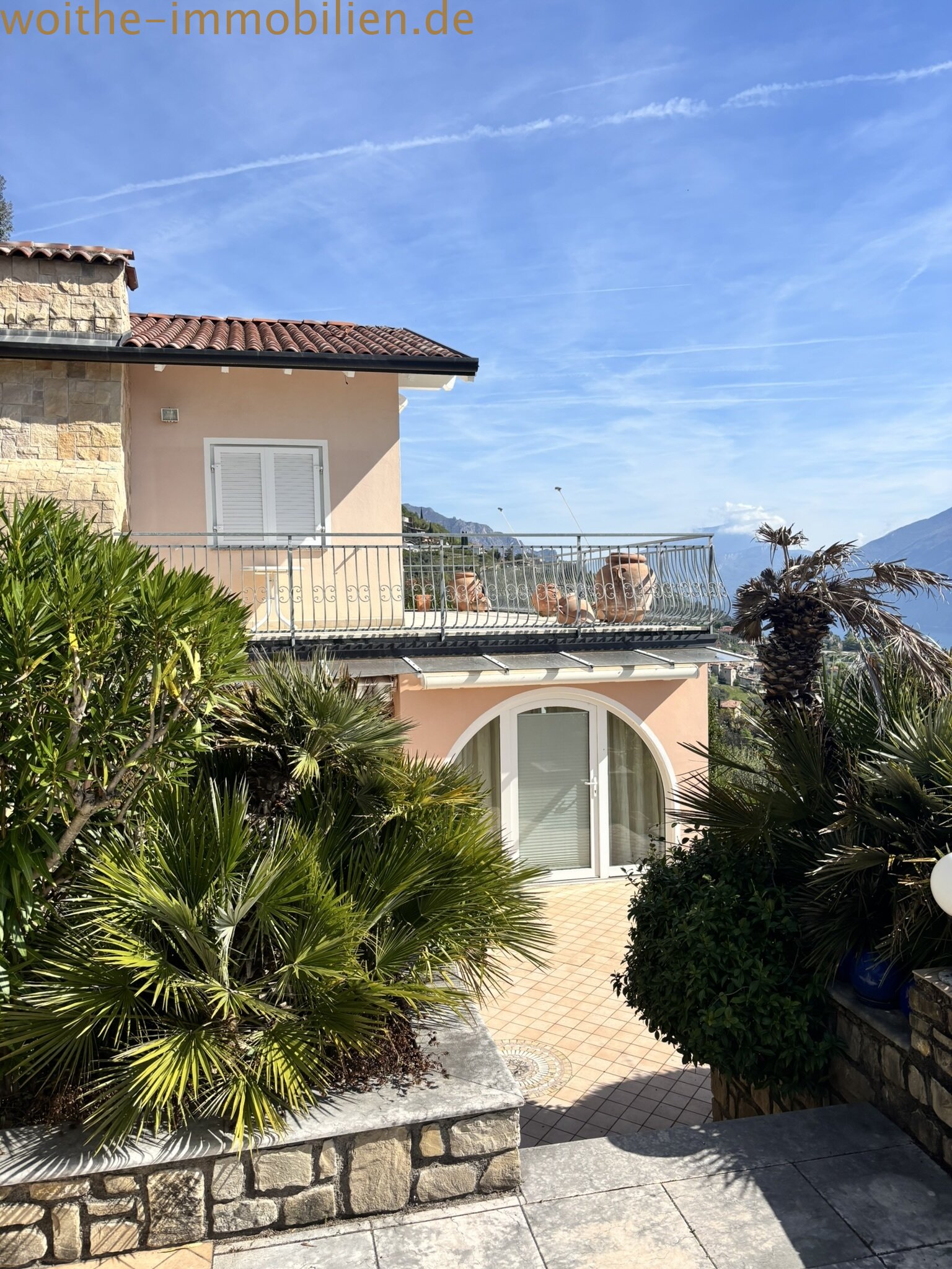 Villa mit Pool Tremosine Gardasee Außenbereich