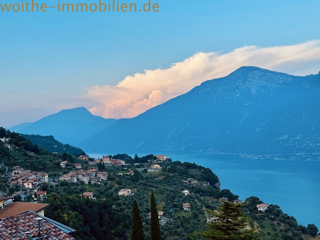 Landhaus-Villa Tremosine Seeblick Panorama Monte Baldo